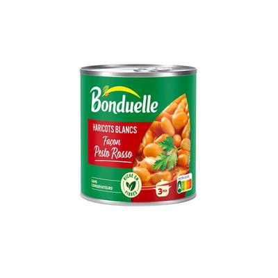 Bonduelle Haricots Blancs façon pesto rosso, 400g