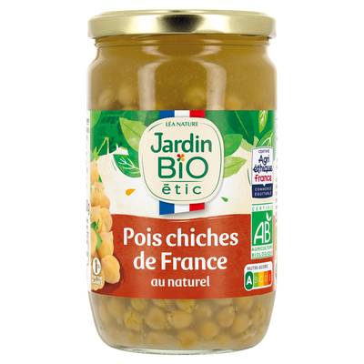 Jardin Bio Etic Pois Chicihes de France au Naturel Bio, 420g
