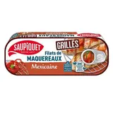 Saupiquet Filets de Maquereaux Grillés à la Mexicaine en conserve, 120g