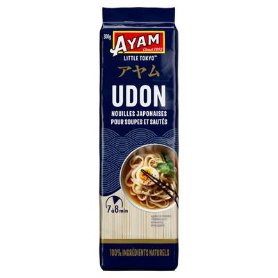 Ayam Nouilles japonaises Udon pour soupes et sautées, 300g