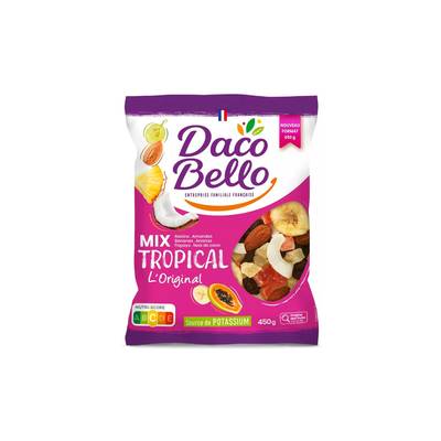 Daco Bello Fruits secs Mix tropical l'original, 450g