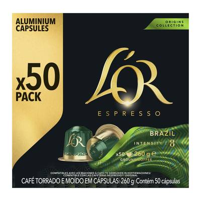 L'or Espresso Café capsules Espresso Brazil, 50 capsules