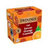 Twinings Thé Noir Orange Canelle, 20 sachets