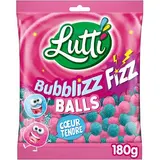 Lutti Bonbon Bubblizz Fizz Balls Coeur Tendre, 180g