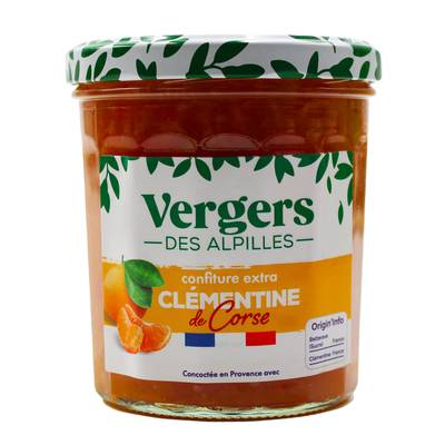 Vergers des Alpilles Confiture Extra Clémentine de Corse, 370g