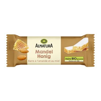 Alnatura Barre à l'amande et miel bio, 40g