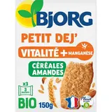 Bjorg Biscuits Ptit Déj Céréales Amandes Bio, 150g