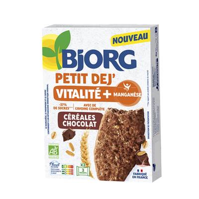 Bjorg Biscuits Ptit Déj Céréales Chocolat Bio, 150g