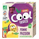Vitabio - Cool Fruits Pomme passion bio - Purée de fruits en gourde, 4 gourdes de 90g