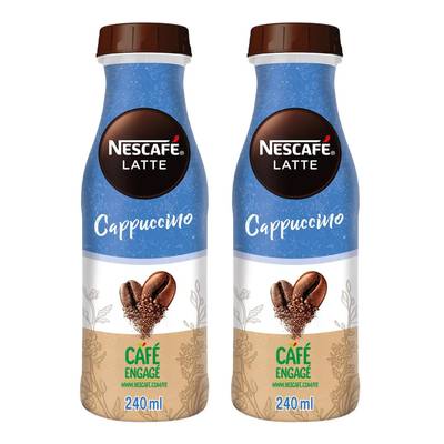 Nescafé Café Latte Cappuccino, Lot de 2x240ml
