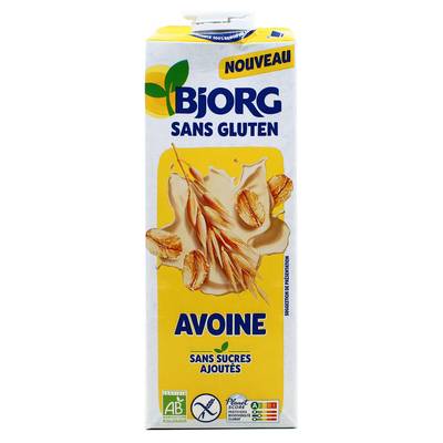 Bjorg Avoine Sans Gluten Boisson Végétale Sans sucres ajoutés Bio, 1L