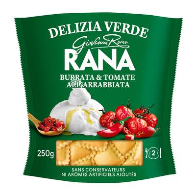 Giovanni Rana Ravioli Burrata & Tomate All'Arrabiata, 250g
