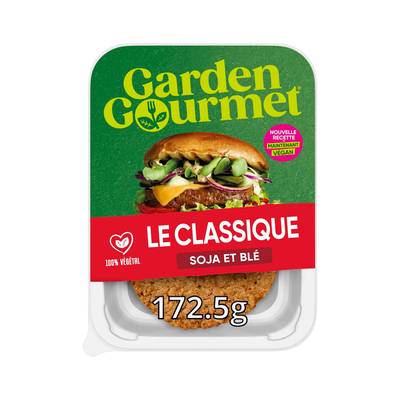 Garden Gourmet Le Classique soja et blé, 2 pièces - 173g