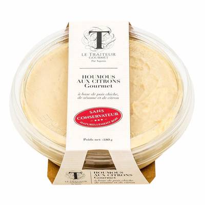 Le Traiteur Gourmet Houmous aux citrons gourmet, 180g