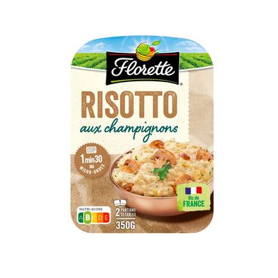 Florette Risotto aux champignons, 2 Parts - 350g