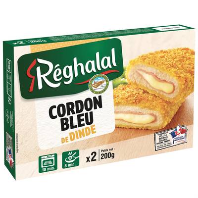 Reghalal Cordon Bleu de Dinde - Halal, 2x100g
