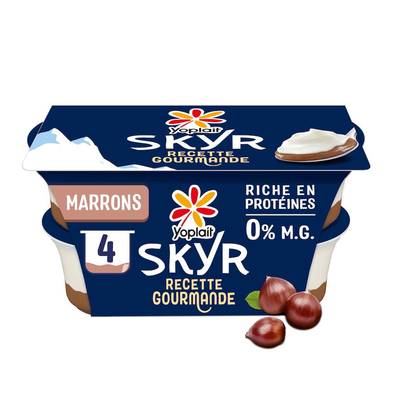 Yoplait Skyr marron 0%mg, 4x120g