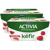 Activia Kéfir fraise, framboise, Lot de 2x4x100g