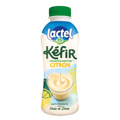 Lactel Kéfir lait fermenté aromatisé citron, 480ml