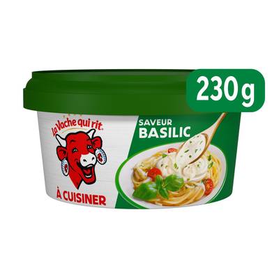 La vache qui rit Fromage à Cuisiner Saveur Basilic, 230g