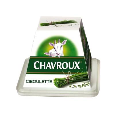 Chavroux Fromage de chèvre ciboulette, 150g