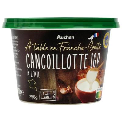 Auchan Terroir Cancoillotte à l'Ail IGP, 250g