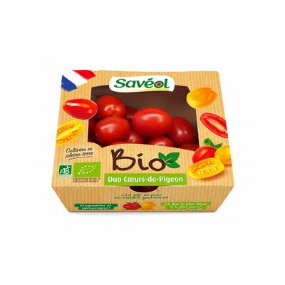 Saveol Tomate Cerise Duo Bio, Barquette de 250 g