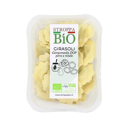 Stroppa Pastificio Girasoli Bio aux gorgonzola AOP, poire et Miel, 250g