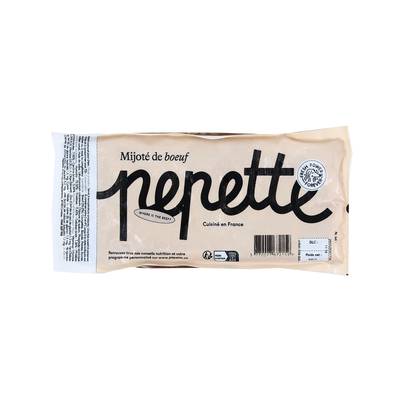 Pepette Chien Repas Frais, Mijoté de Bœuf, 300g