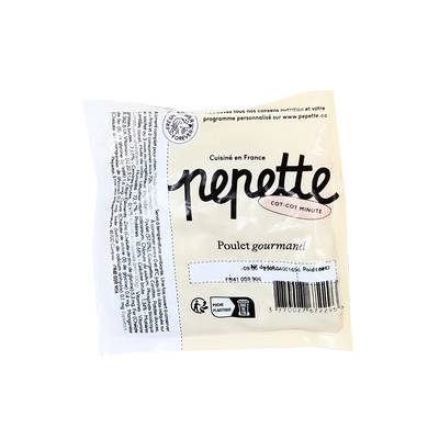 Pepette Chien Repas Frais, Poulet Gourmand, 100g