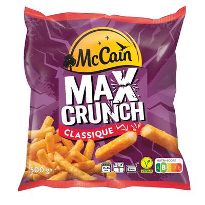 McCain Frites surgelées classique max crunch four, 500g