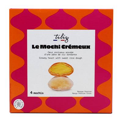 Tiliz Mochi crémeux Mangue Passion, 120g
