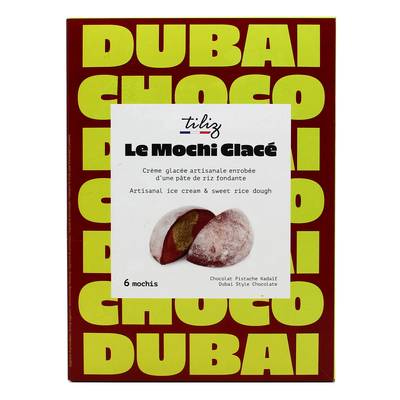 Tiliz Mochi glacé Dubaï Chocolate, 210g