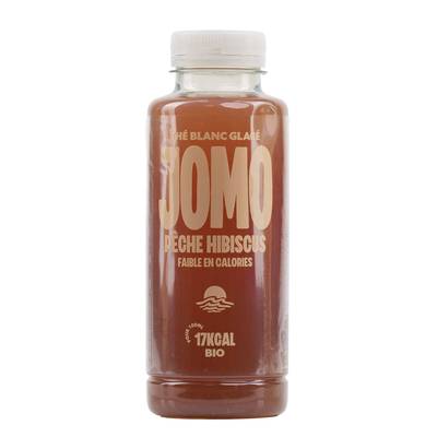 Jomo Thé blanc glacé pêche hibiscus Bio, 35cl