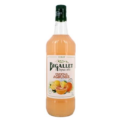 Bigallet Sirop cocktail d'agrumes, 1L