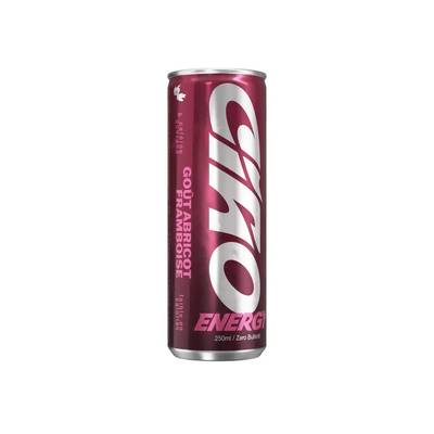 Ciao energy Boisson énergisante saveur abricot framboise, 25cl