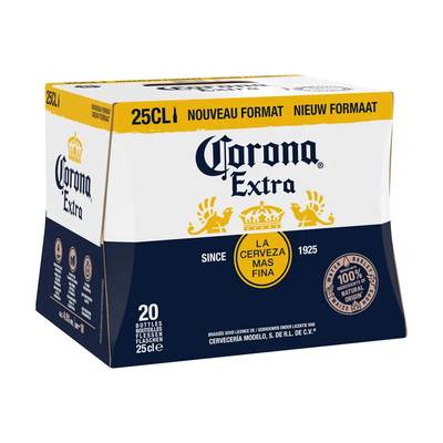 Corona Bière blonde 4,5°, 20x25cl