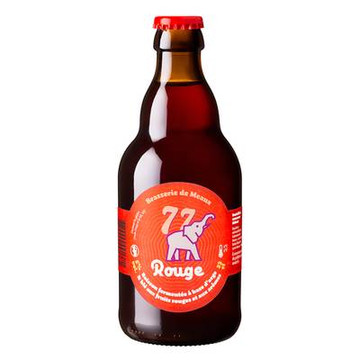 Brasserie de Meaux Bière aromatisée aux fruits rouges 5°, 33cl