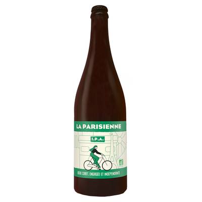 La Parisienne Bière I.P.A 5° Bio, 75cl