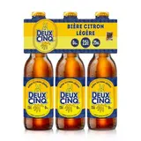La Deux Cinq Bière aromatisée citron légère 2,5°, 3x33cl
