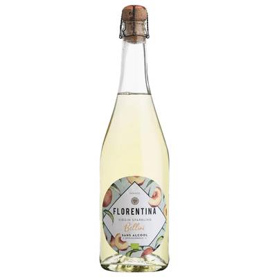 Florentina Bellini Effervescent pêche sans alcool Bio, 75cl