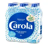 Carola Eau de source d'Alsace, 6x50cl