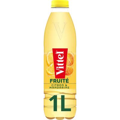 Vittel Eau aromatisée citron mandarine, 1L