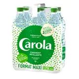Carola Eau de source gazeuse d'Alsace finement pétillante, 6x1,25L