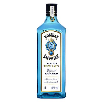 Bombay Sapphire Gin London Dry 40°, 1L