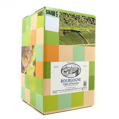 Côtes d'Auxerre rouge AOC Domaine Christophe  Auguste, Bag in box 5L