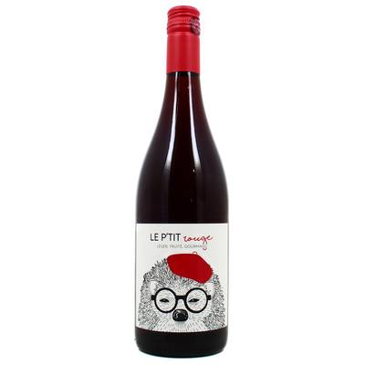 Vin de pays d'Oc rouge IGP Le P'tit rouge Bio 10.5°, 75cl
