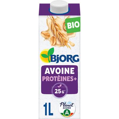 Bjorg Boisson Végétale Avoine Protéine + Bio, 1L