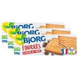 Bjorg Fourrés au chocolat noir bio, Lot de 3x225g