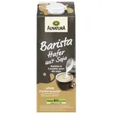 Alnatura Avoine Soja Barista Sans sucres ajoutés Boisson Végétale Bio, 1L